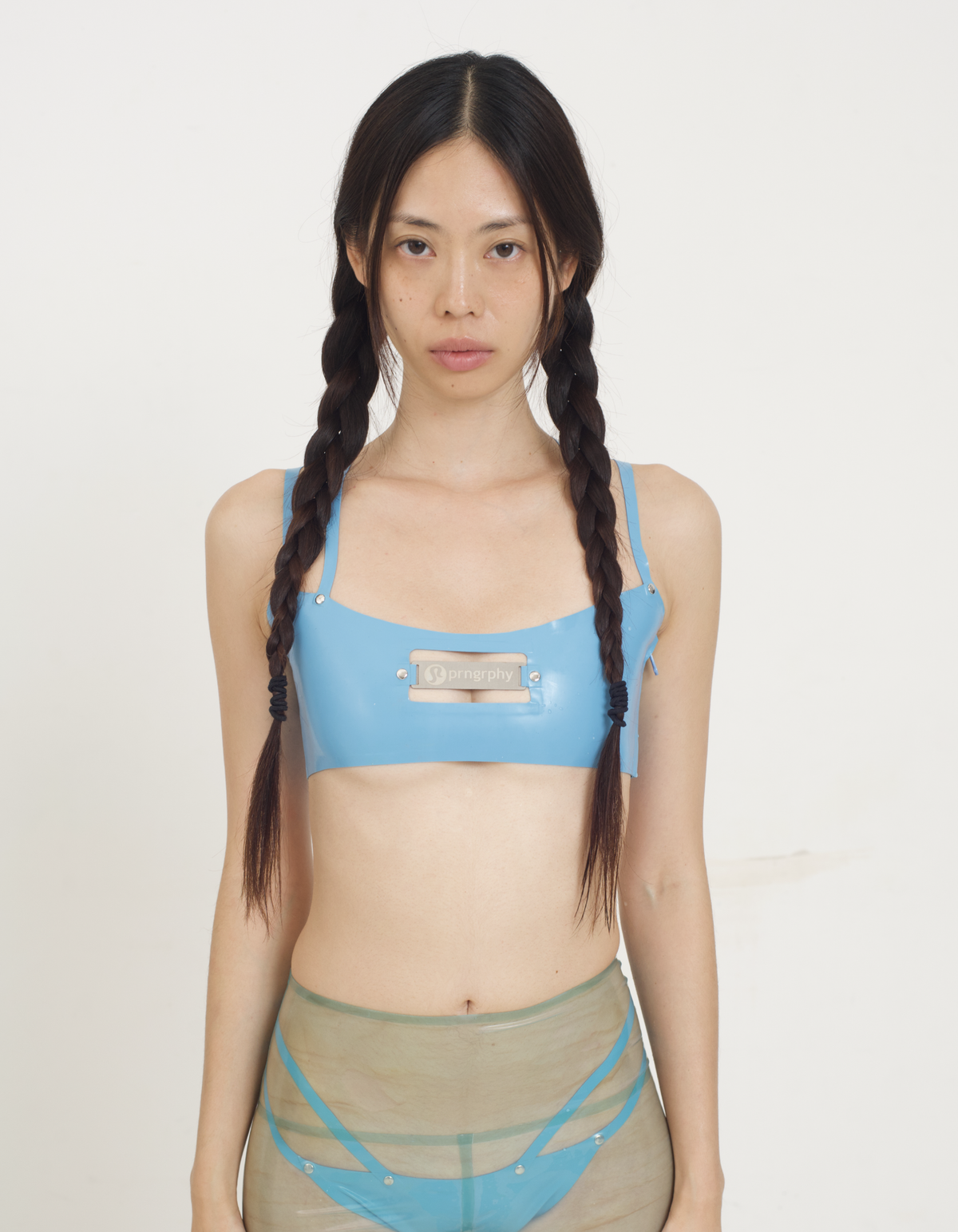 Prngrphy - Delulu Matching Athletic Set (Aquamarine)
