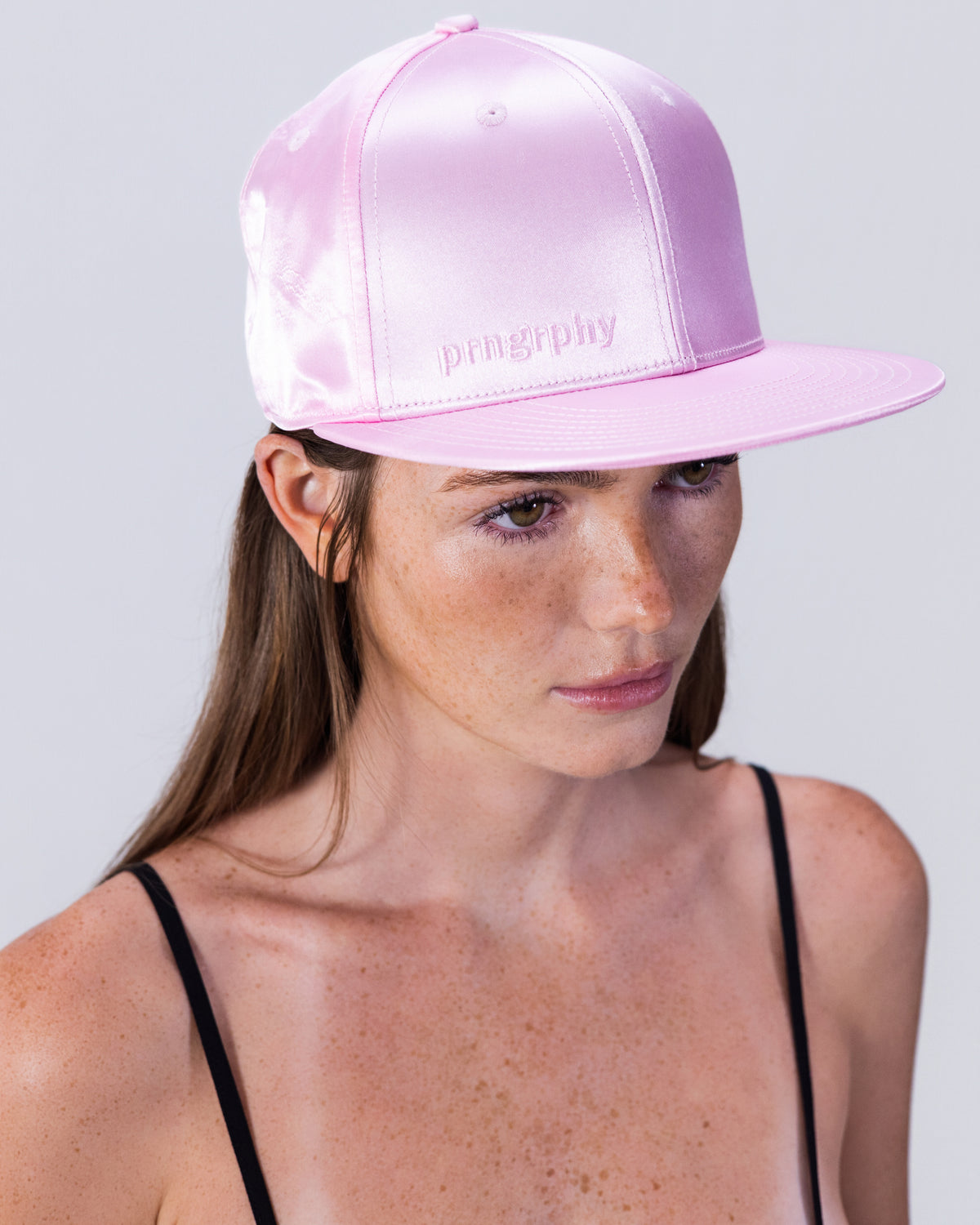 Prngrphy - Satin Fitted (Pink!)