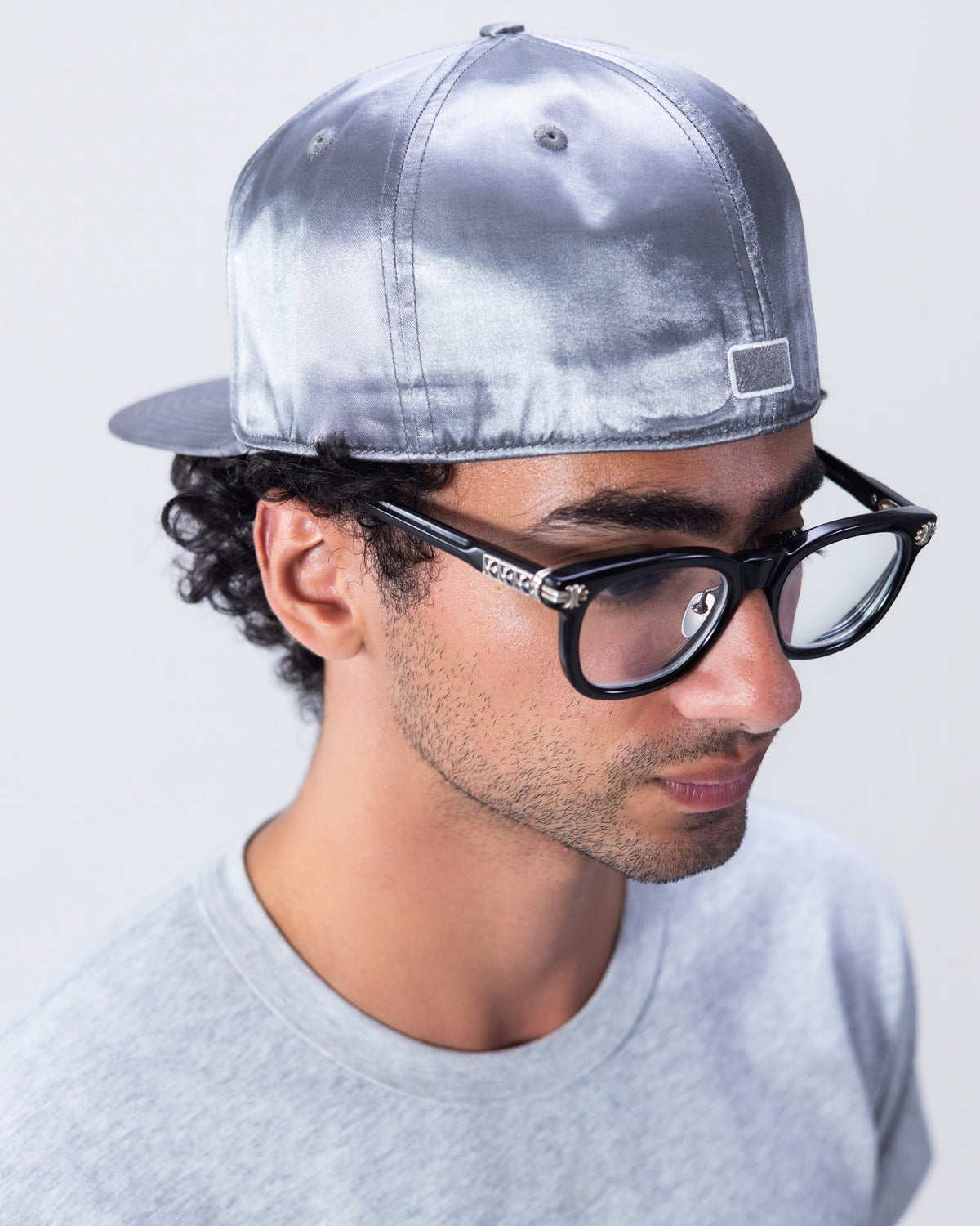 Prngrphy - Satin Fitted (Charcoal)