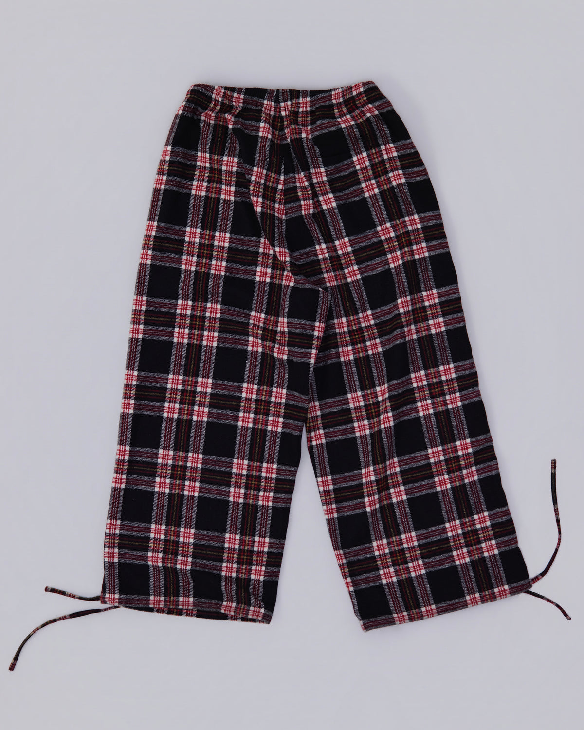 Prngrphy - Plaid Varsity Sweats (BLACK/RED)