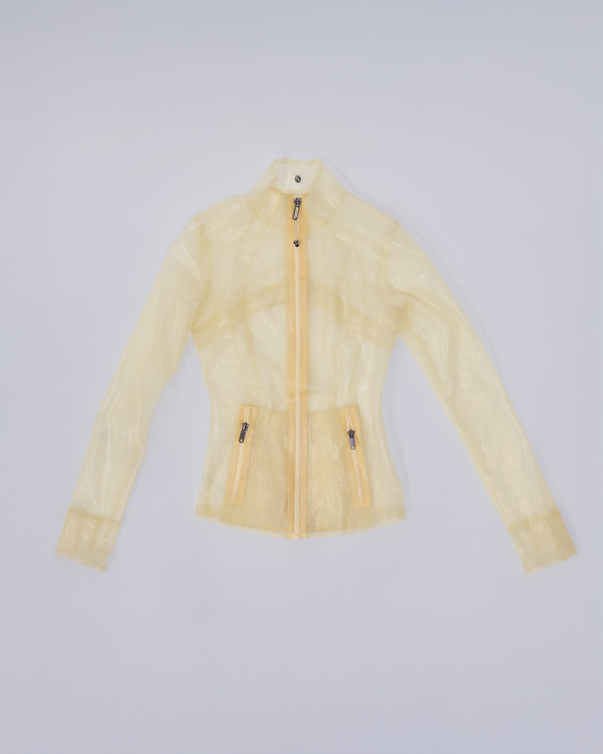 Prngrphy - Delulu Latex Track Jacket (Nude)