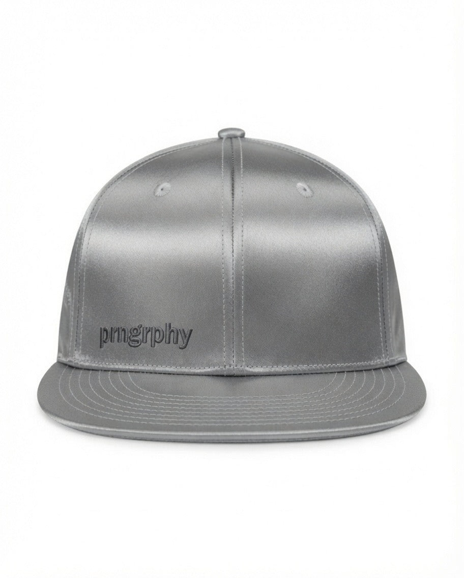 Prngrphy - Satin Fitted (Charcoal)