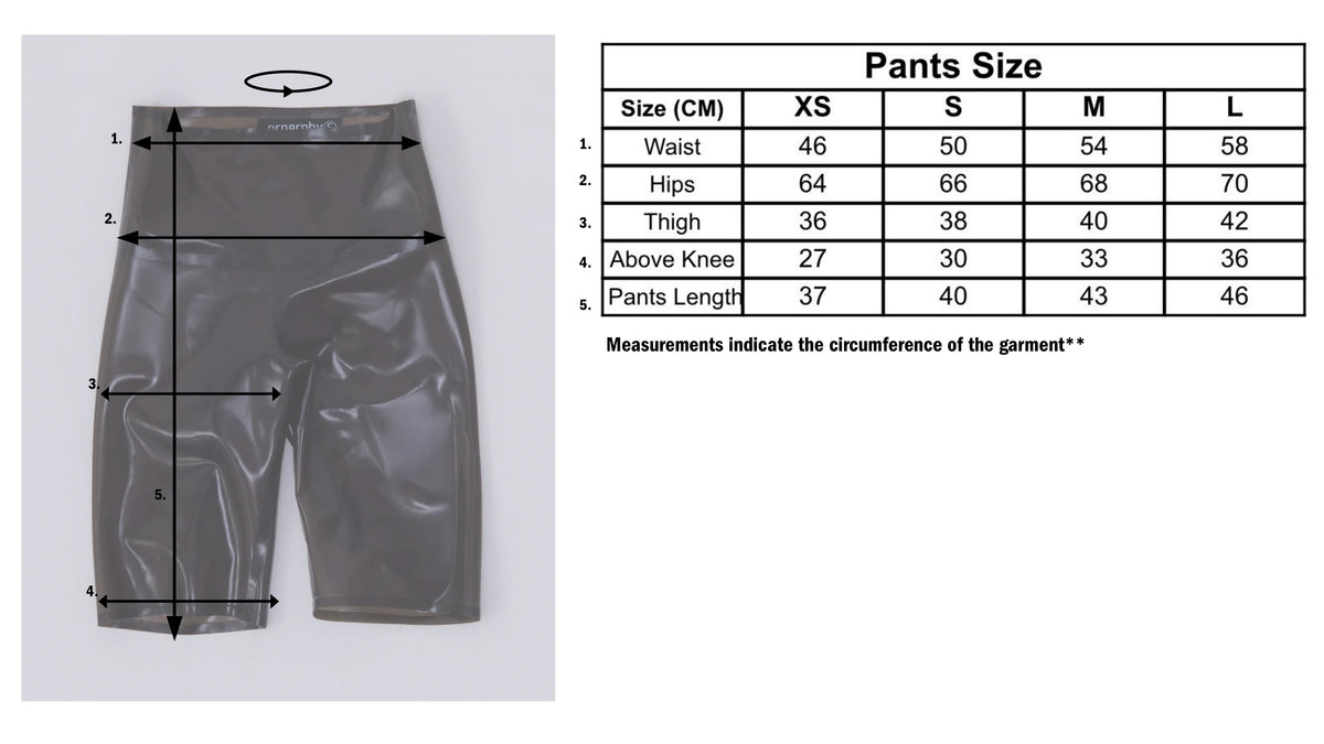 Prngrphy - Delulu Latex Biker Shorts (Black)