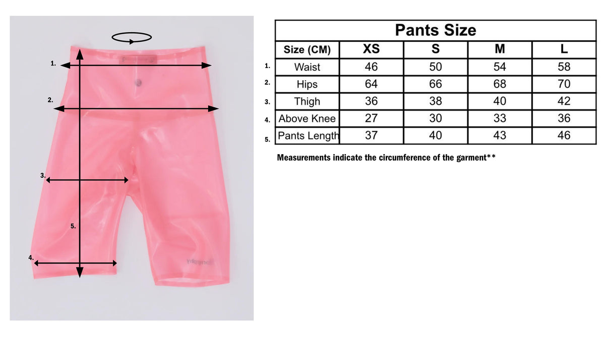 Prngrphy - Delulu Latex Biker Shorts (Pink!)