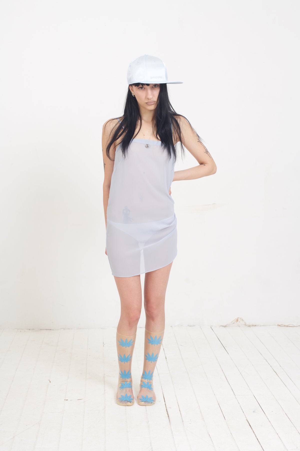 Prngrphy - Slip Dress (Baby Blue)